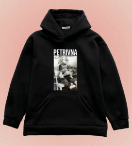 Oversize худі з дитячим фото та по батькові